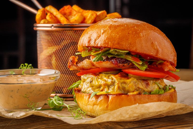 Rio Beef Burger at Cafe Rio
